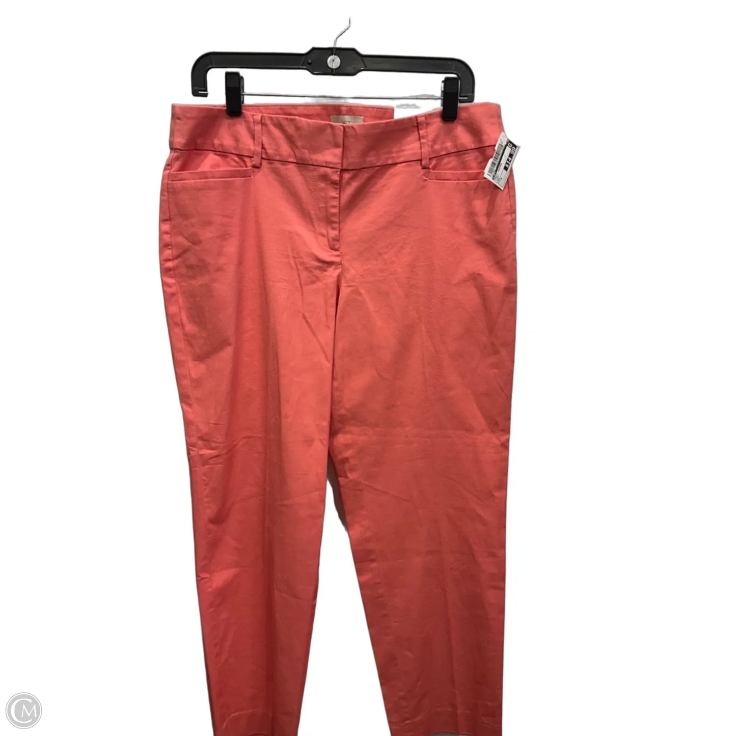 Pants Cropped By Loft In Coral, Size: 8