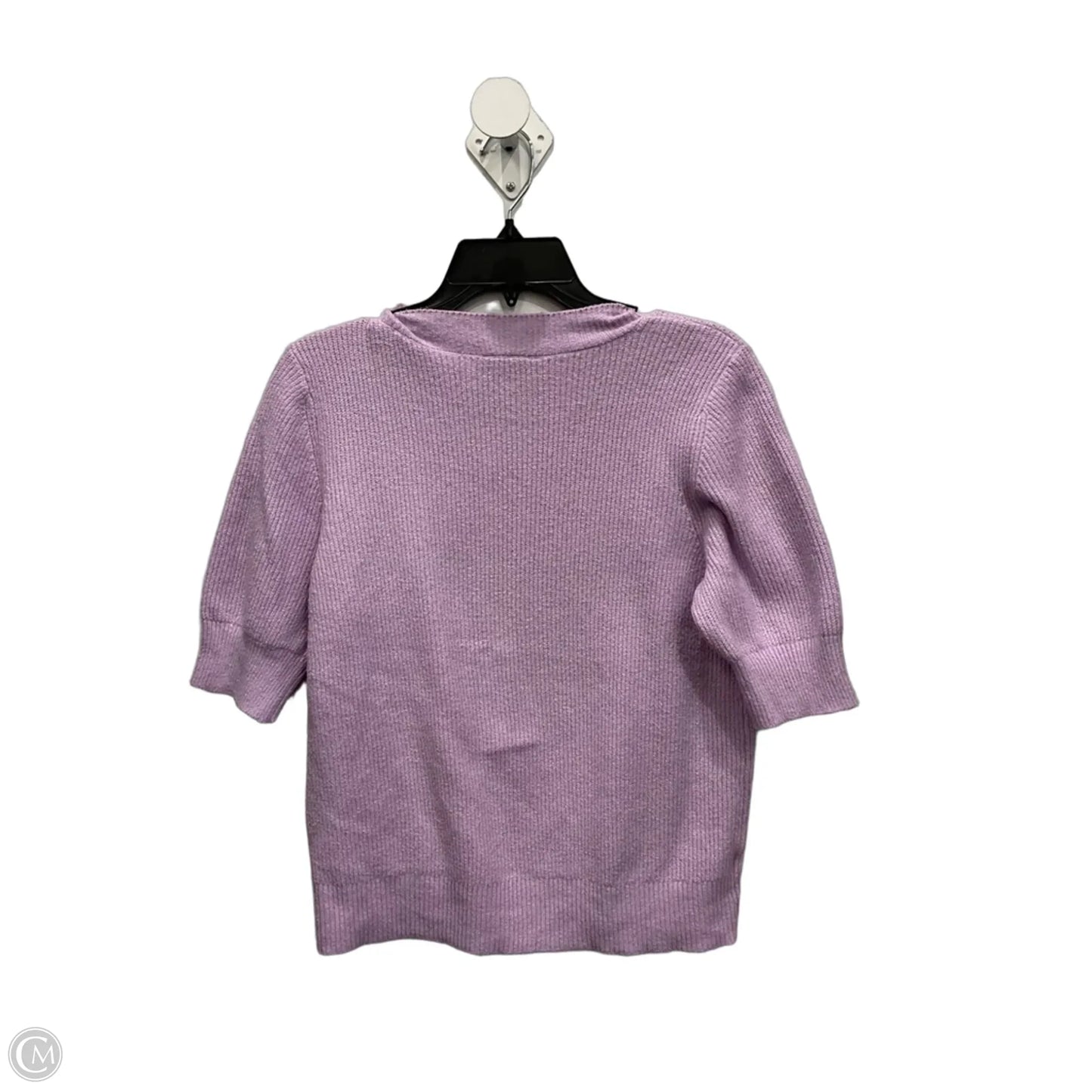 Top Short Sleeve By Loft In Purple, Size: S