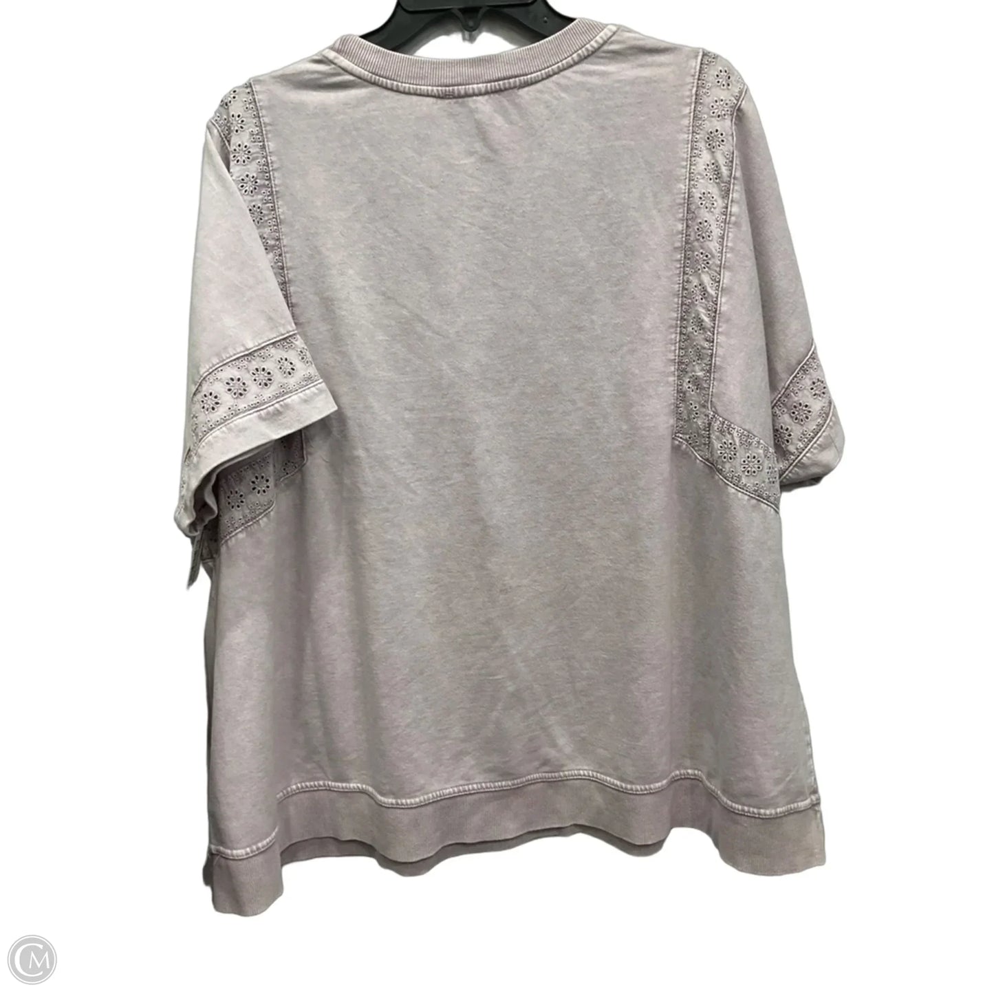 Top Short Sleeve By Jane And Delancey In Purple, Size: 2x