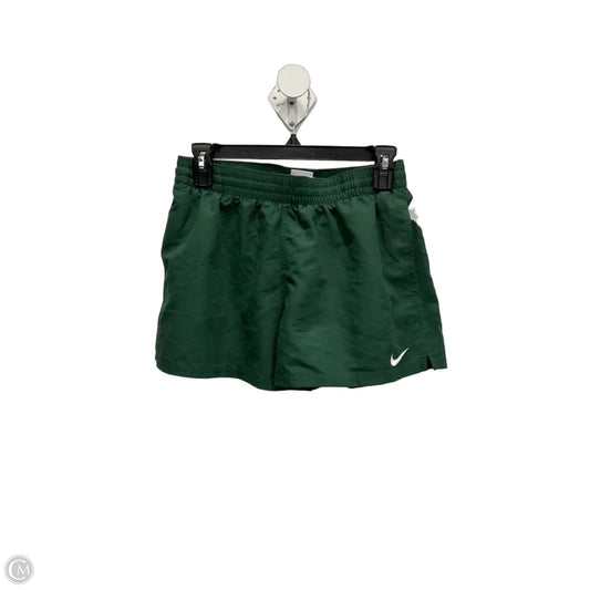 Athletic Shorts By Nike In Green, Size: M