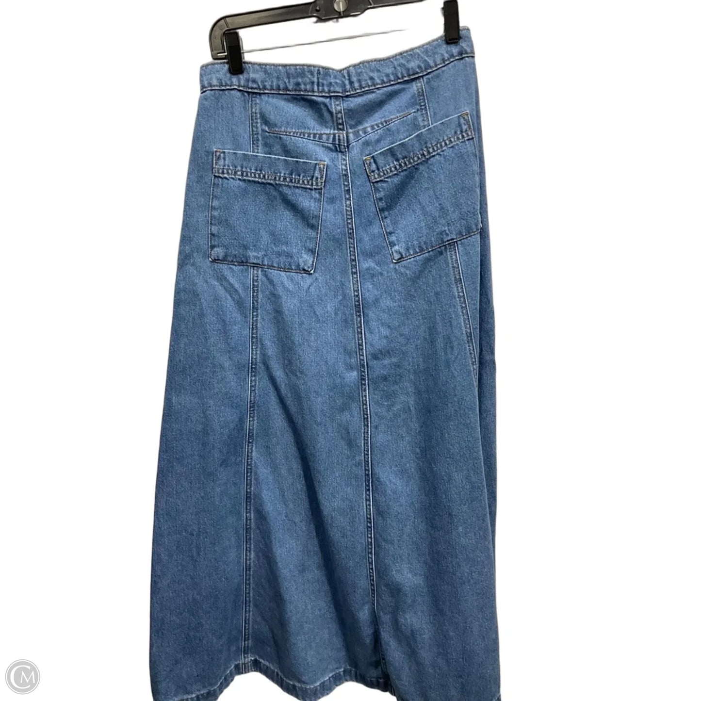 Skirt Maxi By Universal Thread In Blue Denim, Size: 6