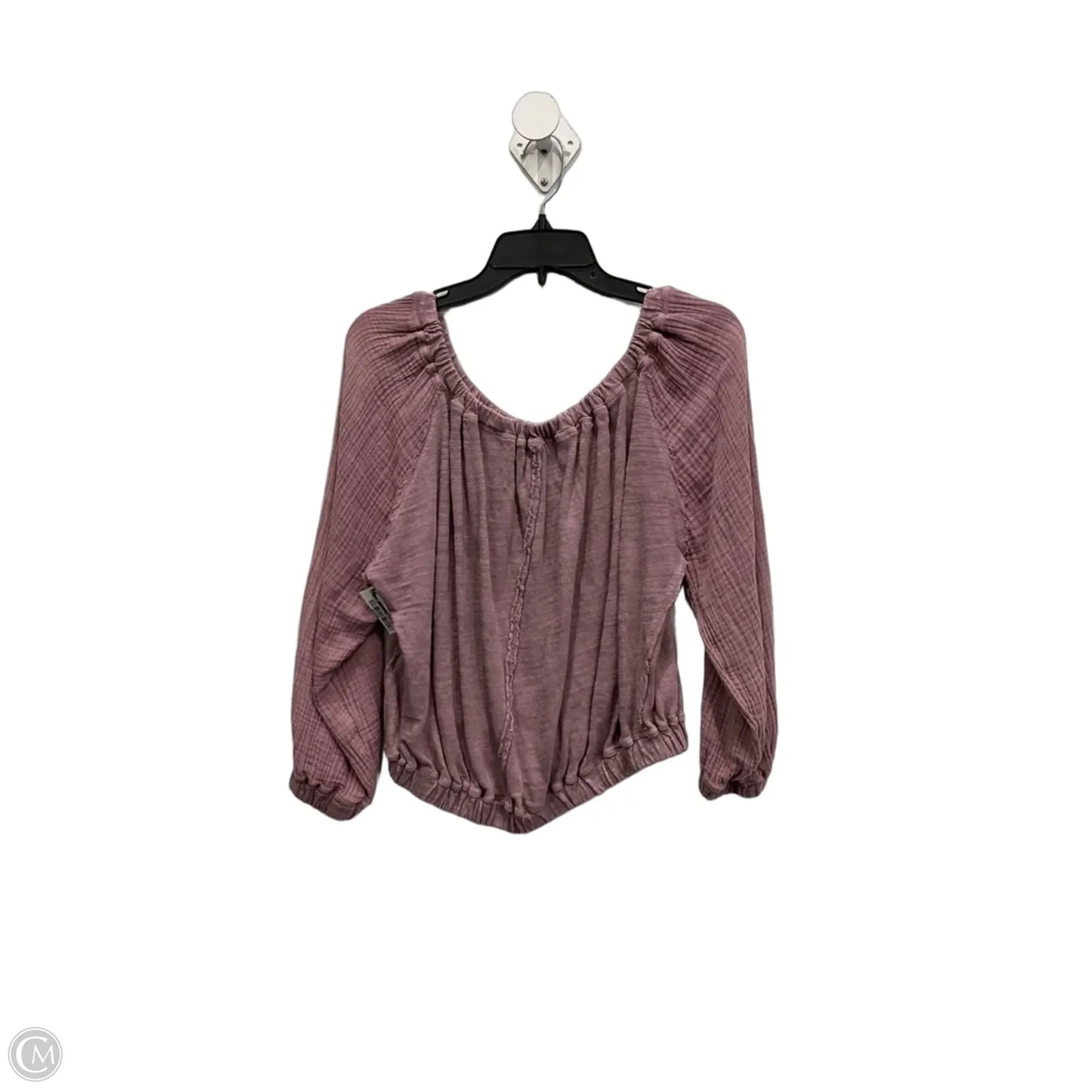 Top Long Sleeve By We The Free In Mauve, Size: Xs