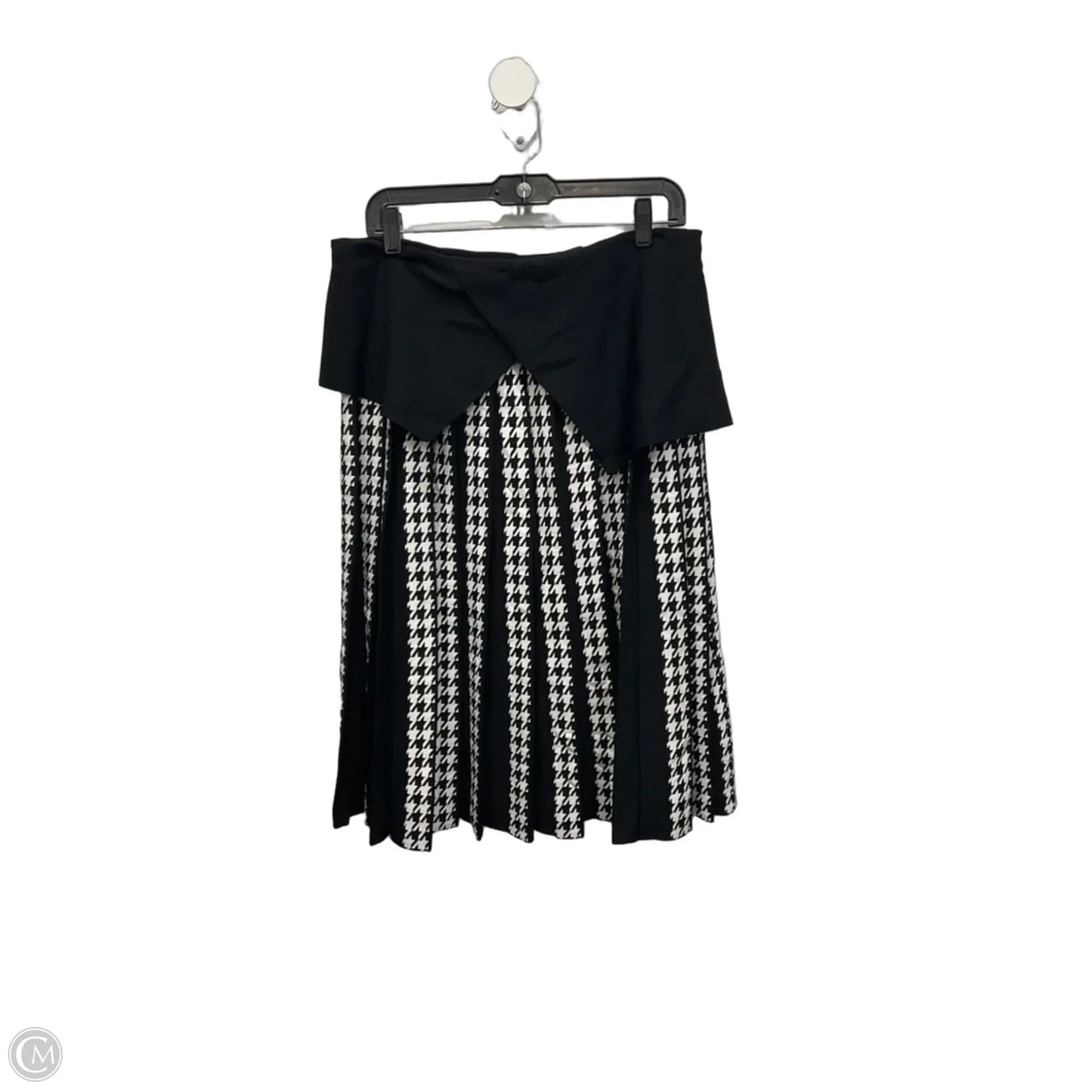 Skirt Midi By Cmb In Black & White, Size: 14