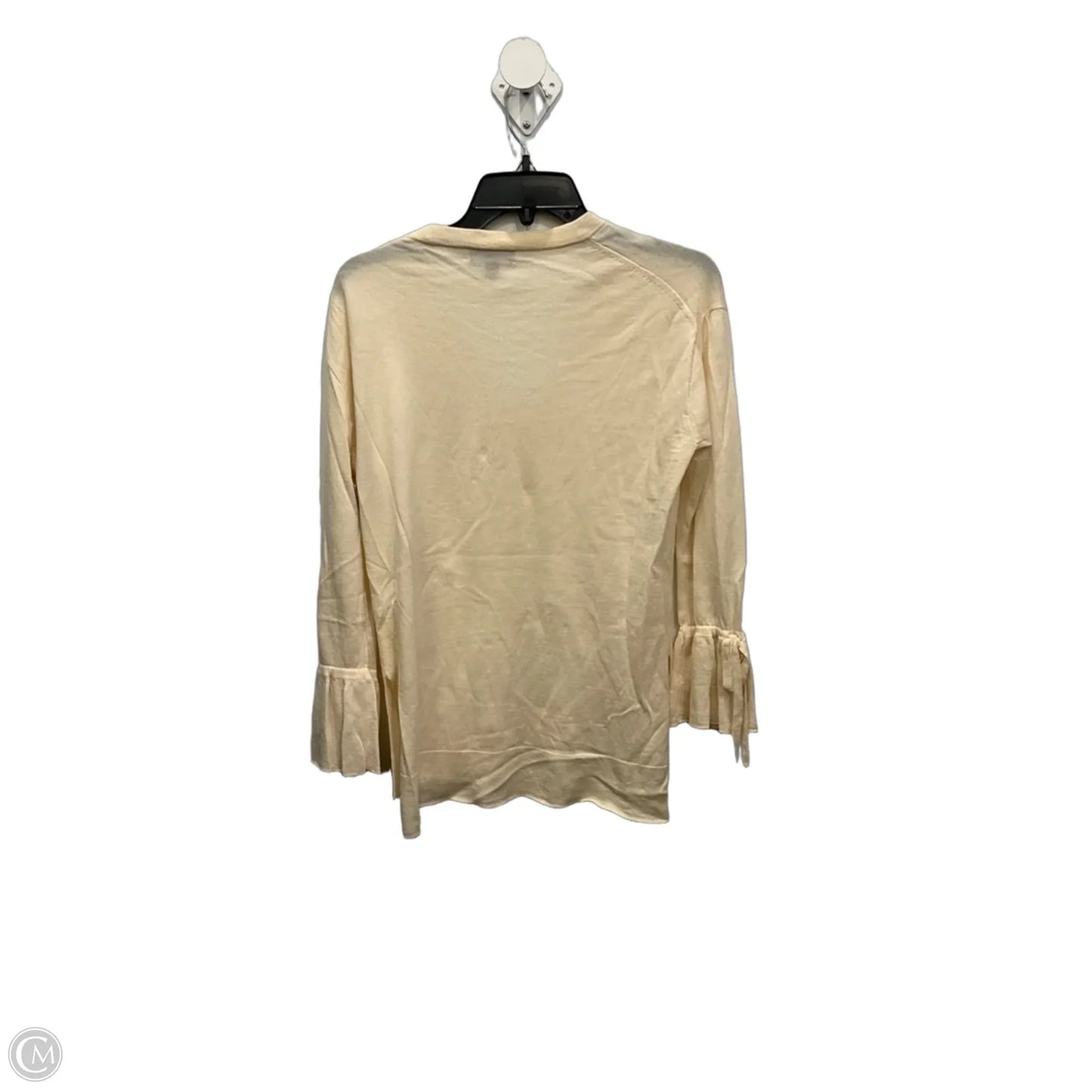 Top Long Sleeve By J. Crew In Cream, Size: S