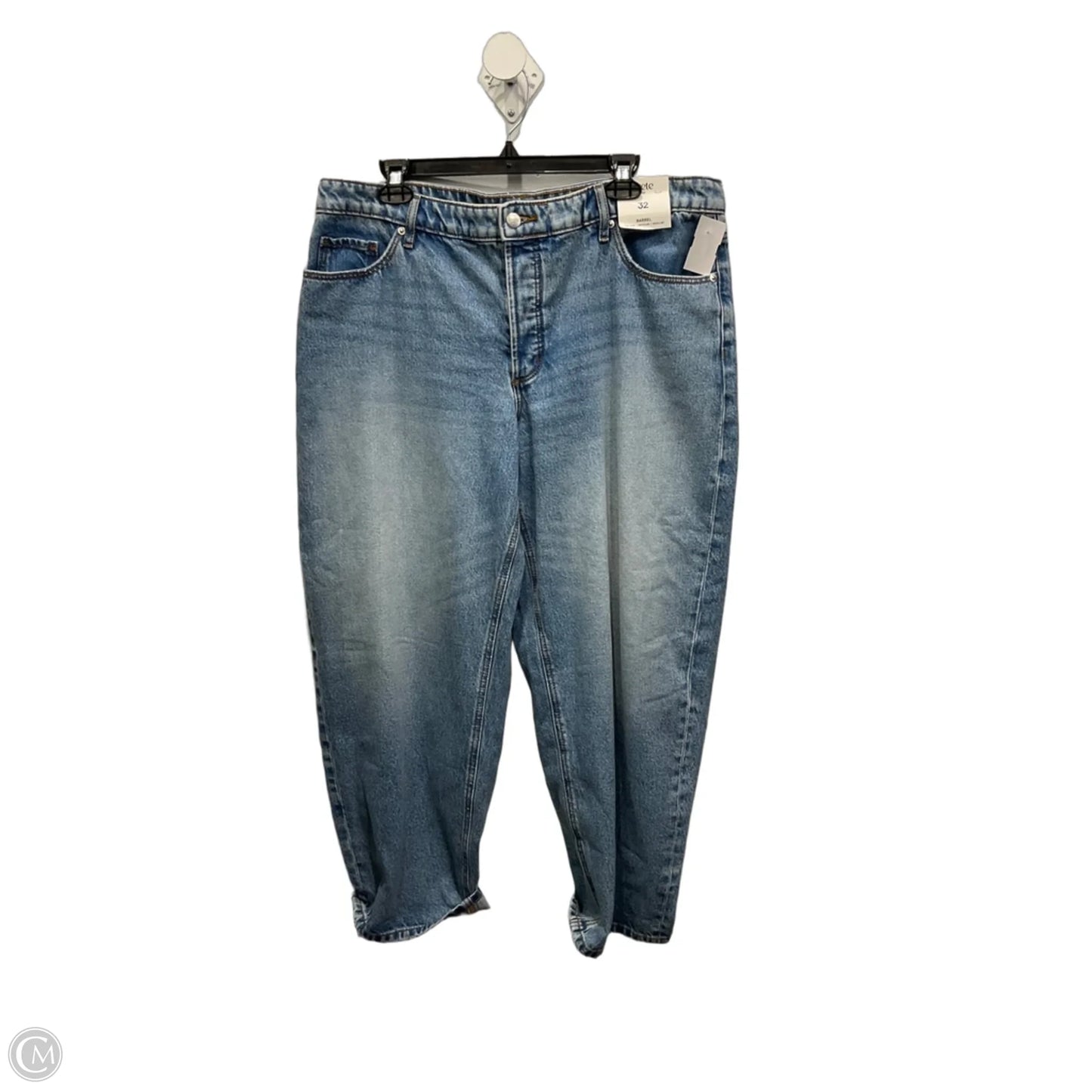 Jeans Wide Leg By Loft In Blue Denim, Size: 14