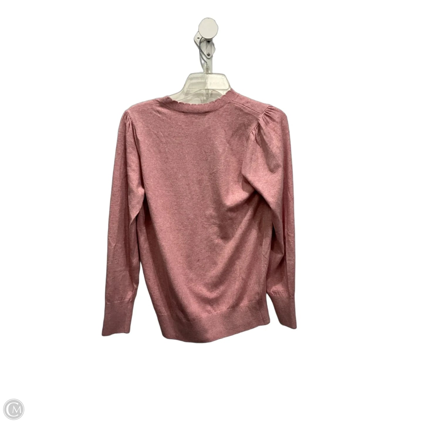 Top Long Sleeve By Loft In Pink, Size: L