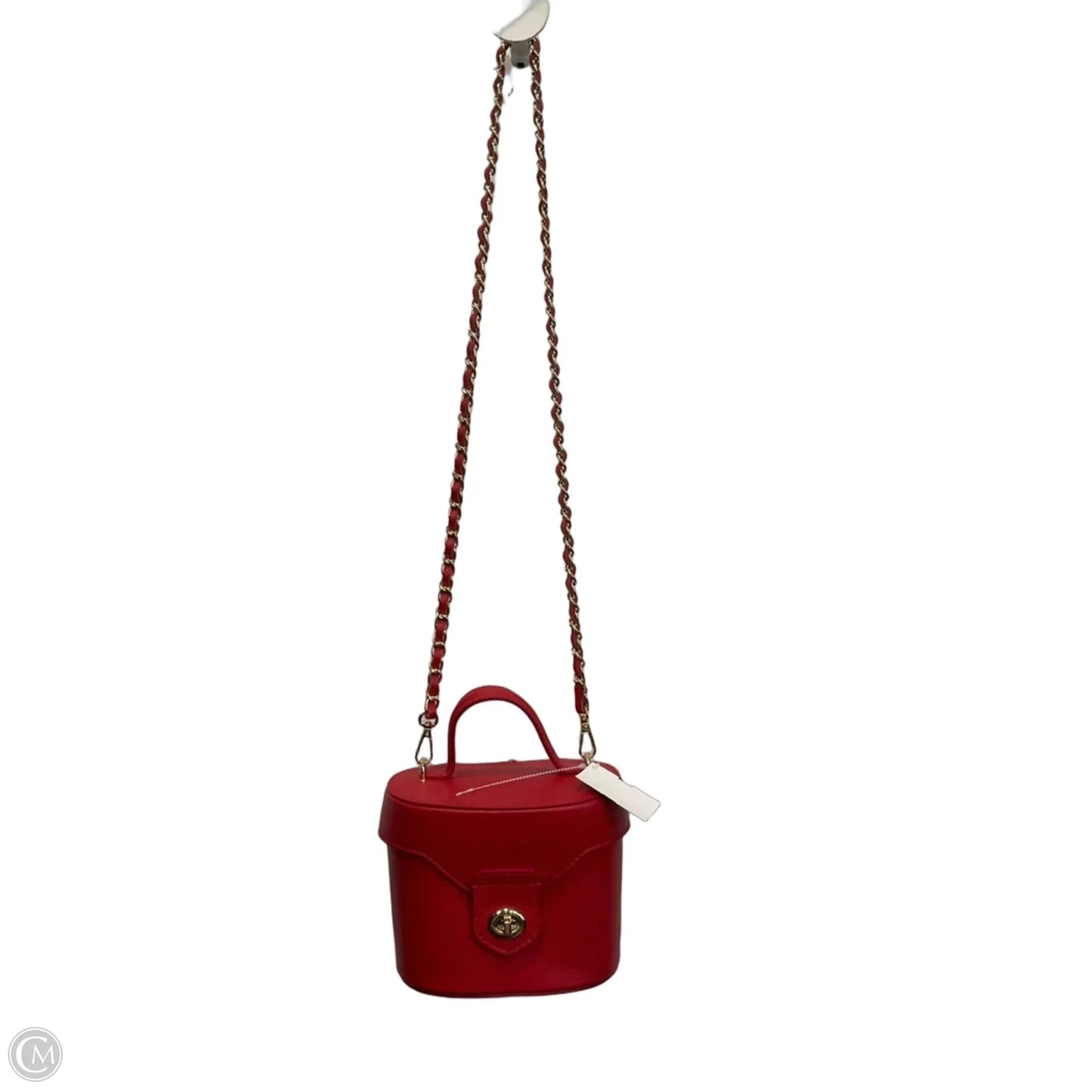 Crossbody Leather By Clothes Mentor, Size: Medium