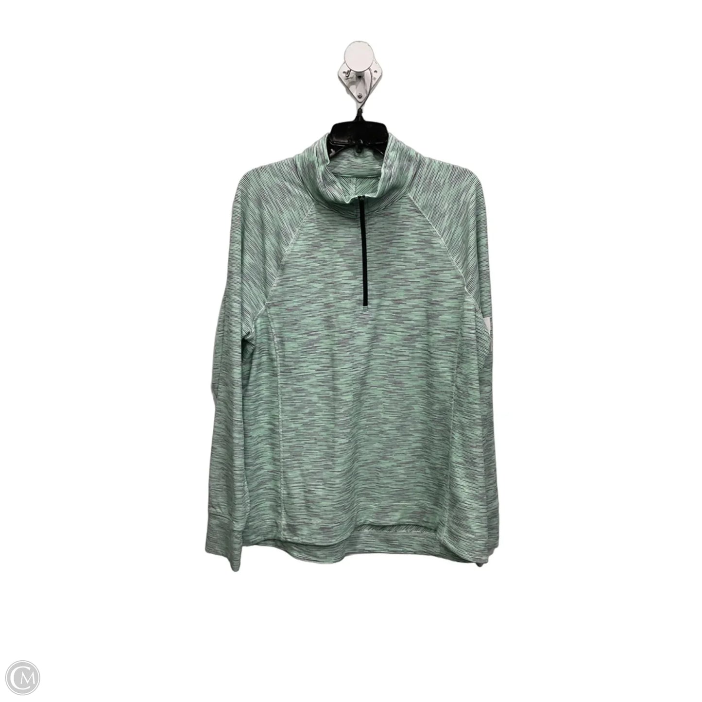 Athletic Sweatshirt Collar By Talbots In Green, Size: Xl