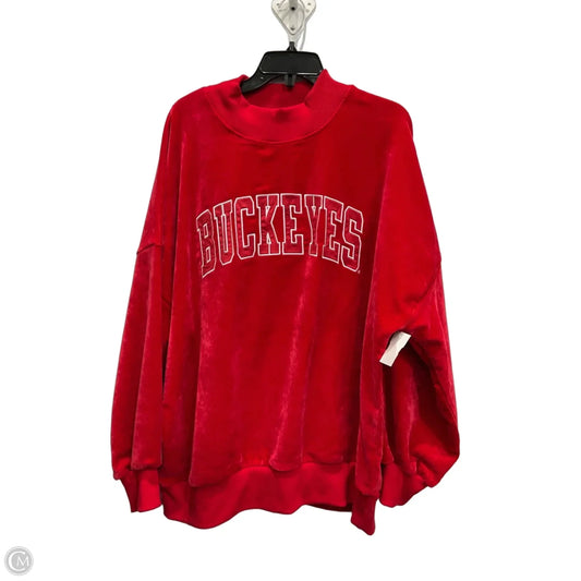 Sweatshirt Crewneck By Gameday Couture In Red, Size: Xxl