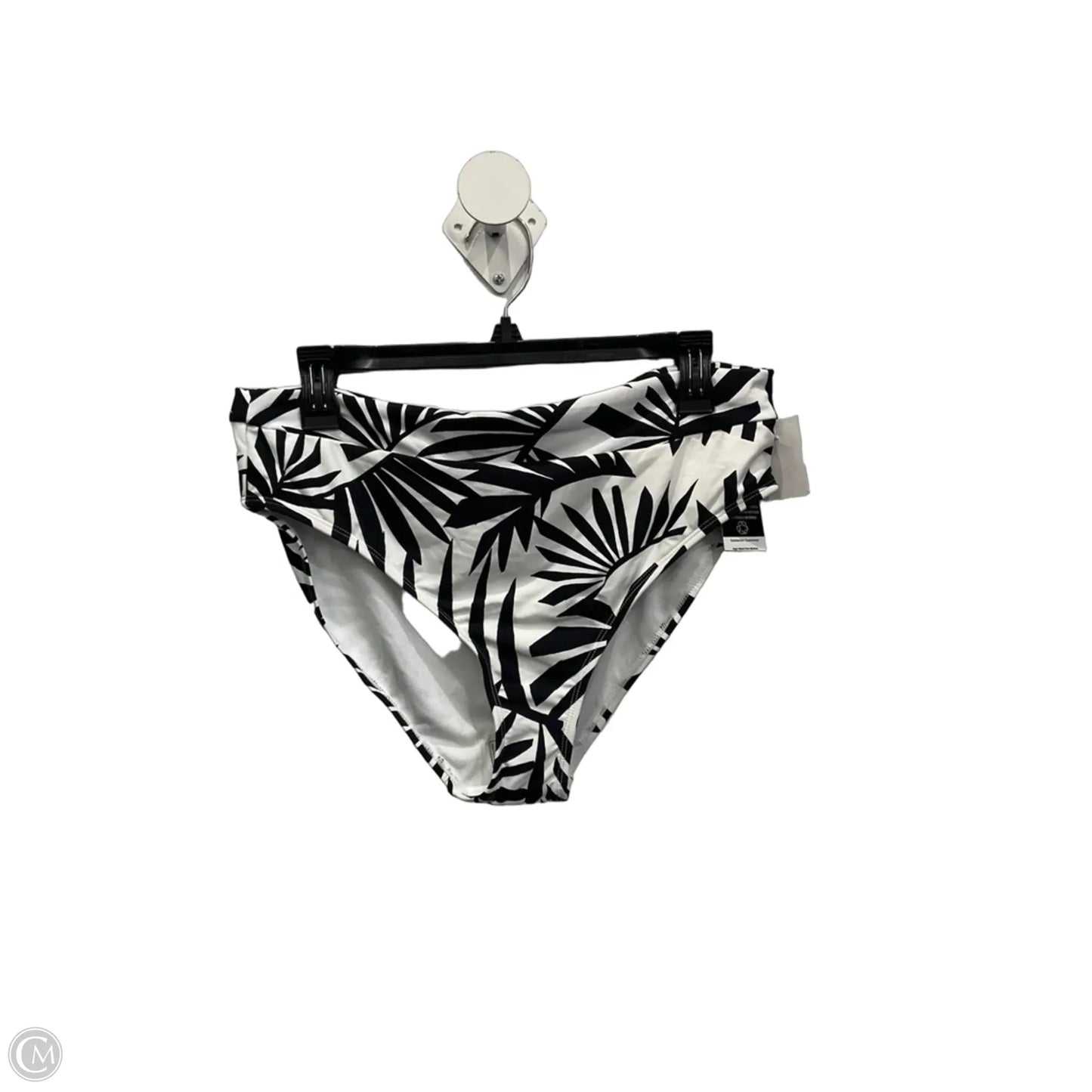 Swimsuit 2pc By Catalina In Black & White, Size: L