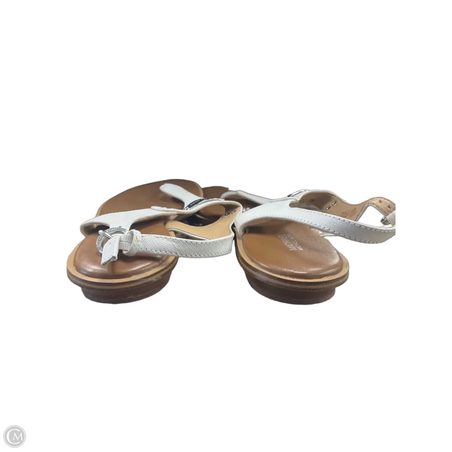 Sandals Flats By Michael By Michael Kors In White, Size: 9