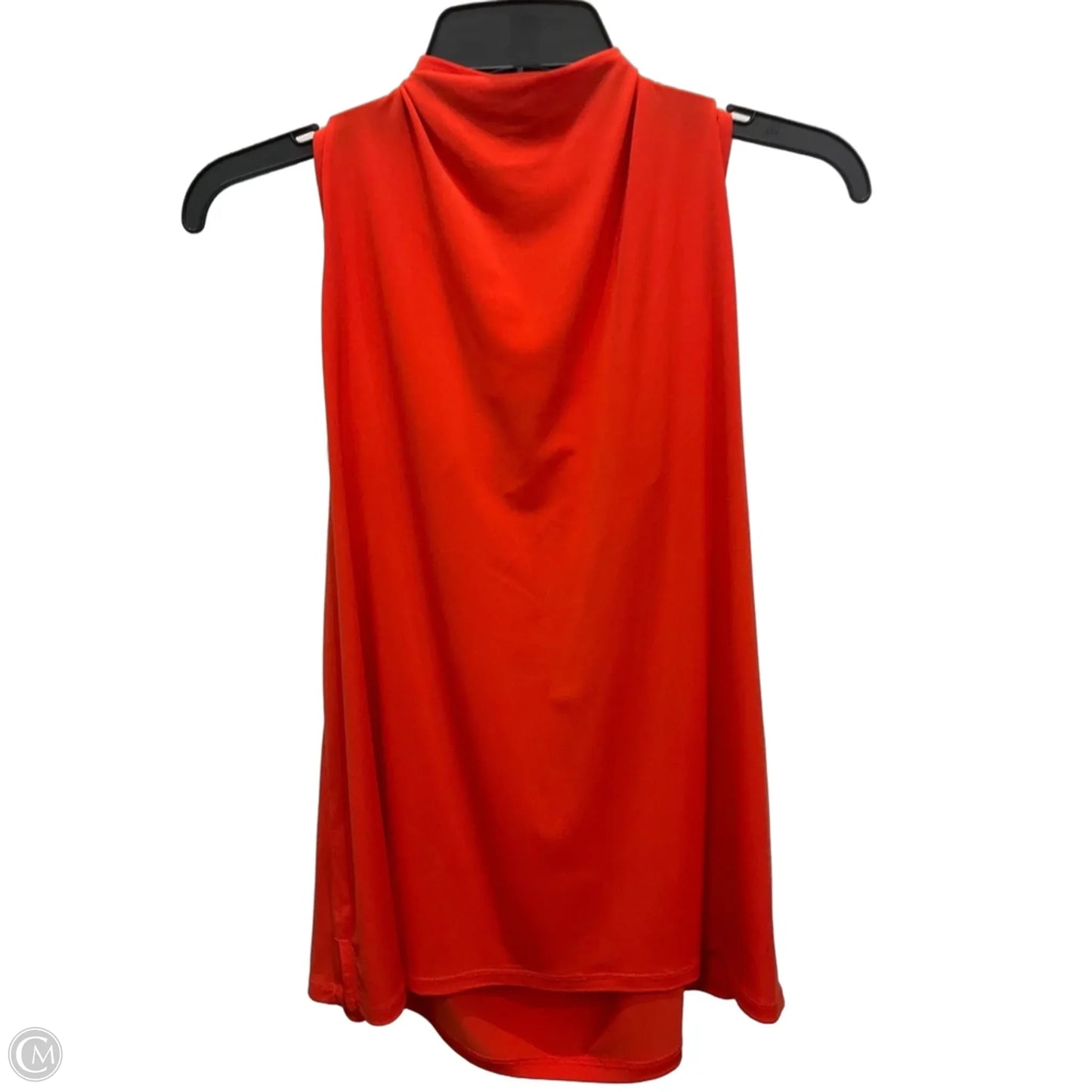 Top Sleeveless By Carmen By Carmen Marc Valvo In Orange, Size: L