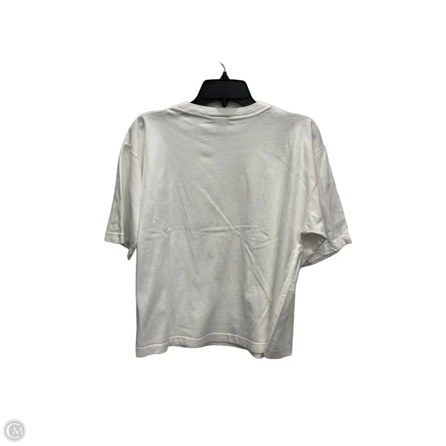Top Short Sleeve By Ashleigh Morgan In White, Size: M