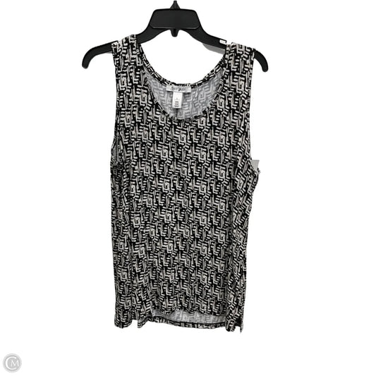 Top Sleeveless By White House Black Market In Black & White, Size: L