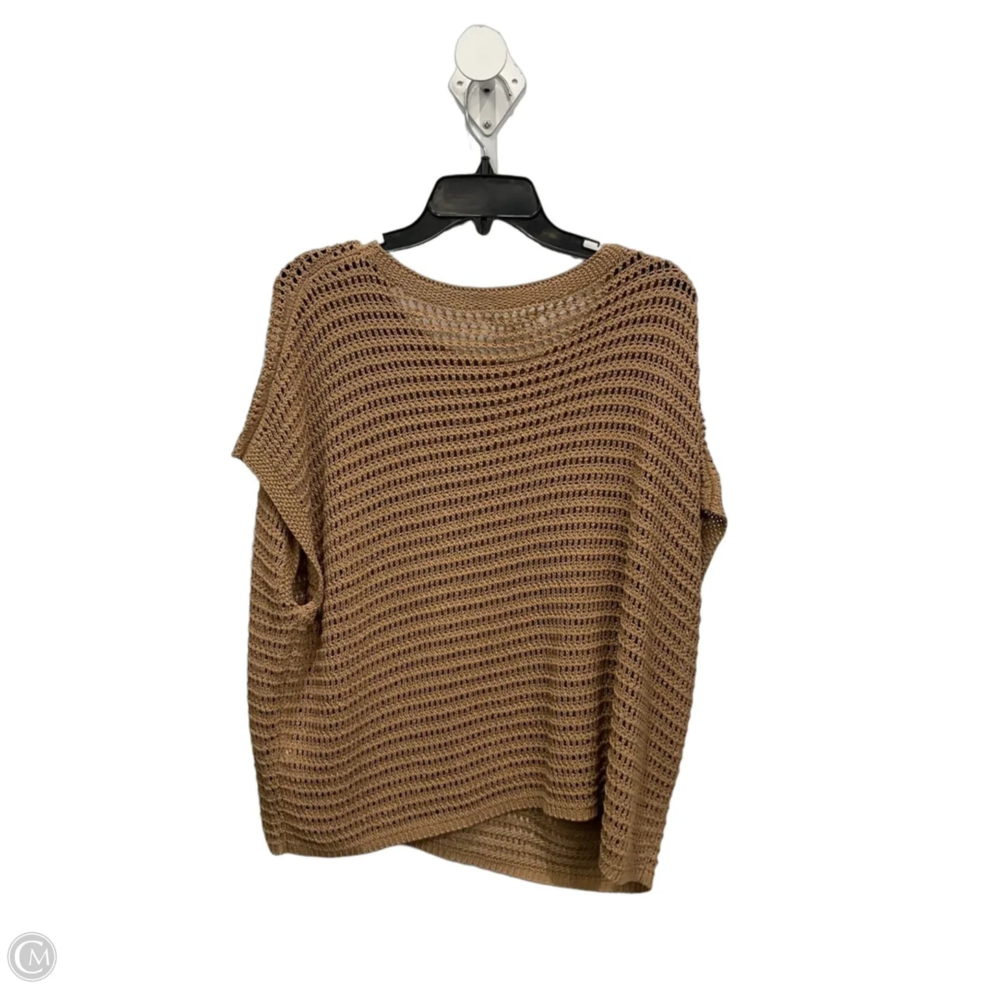 Top Sleeveless By Max Studio In Tan, Size: 1x