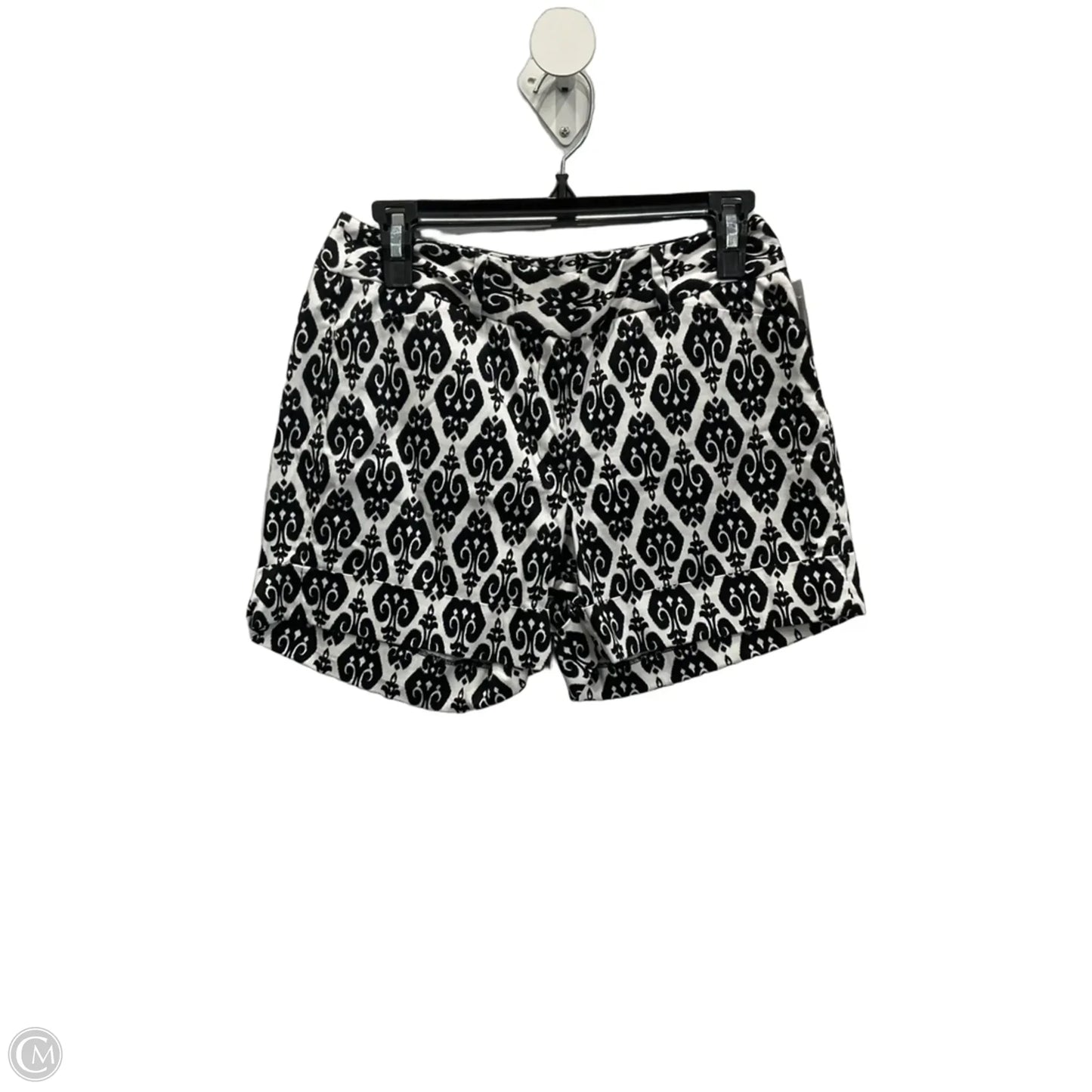 Shorts By White House Black Market In Black & White, Size: 4