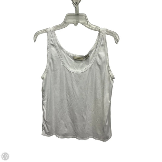 Top Sleeveless By Banana Republic In White, Size: Xl