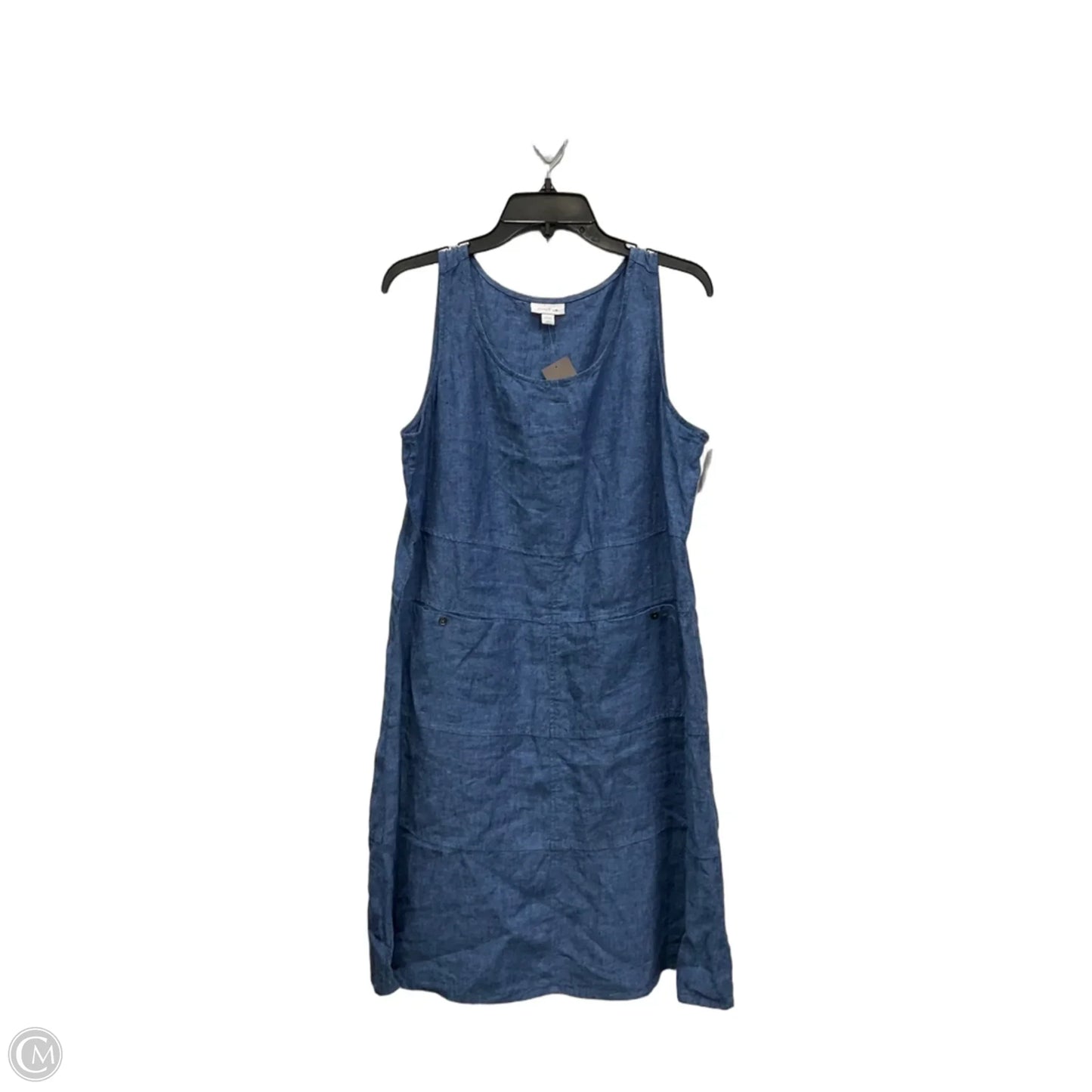 Dress Casual Midi By Pure Jill In Blue, Size: L
