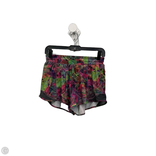 Athletic Shorts By Lululemon In Multi-colored, Size: 6