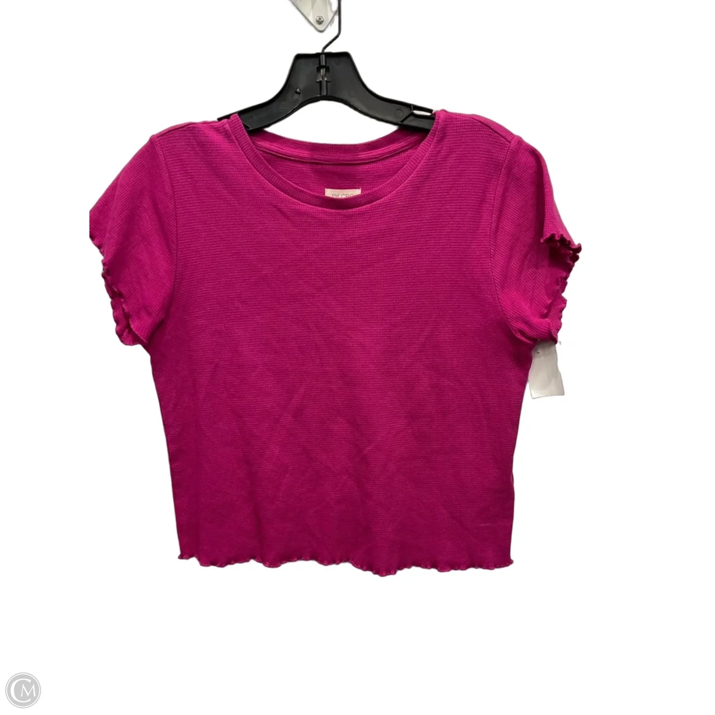 Top Short Sleeve By Pilcro In Pink, Size: L