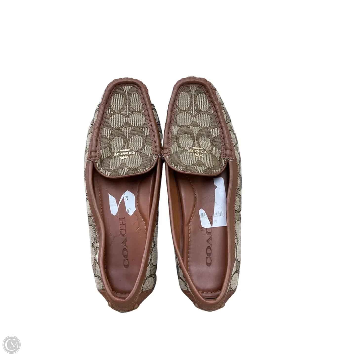 Shoes Designer By Coach In Brown, Size: 7.5