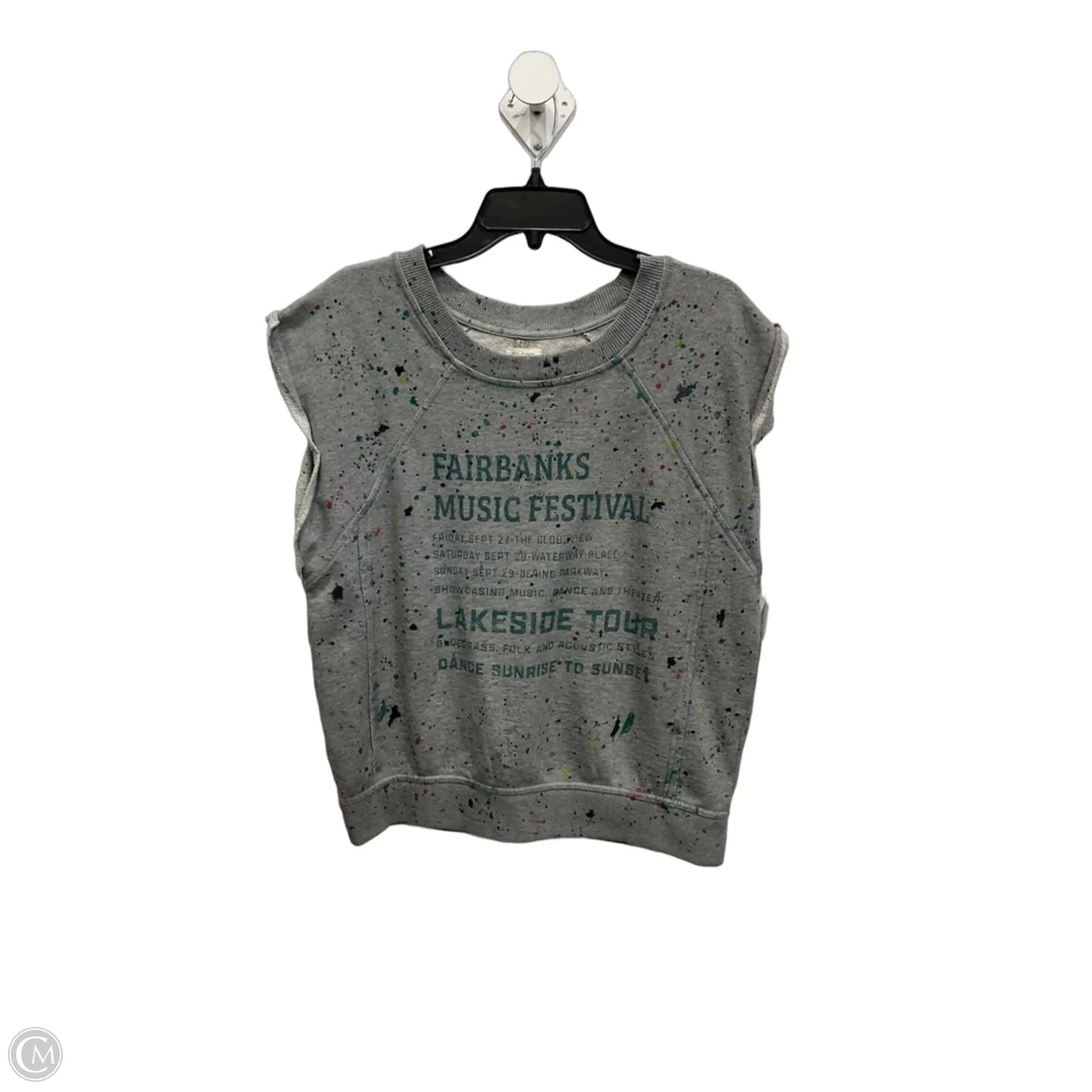 Top Sleeveless By Pilcro In Grey, Size: M