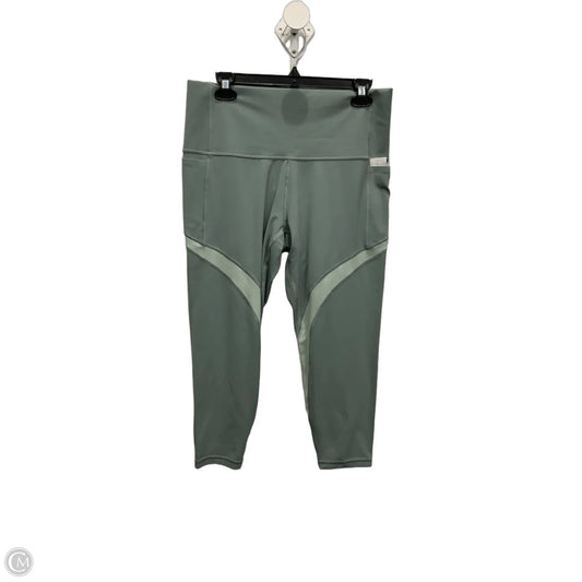 Athletic Leggings By Athleta In Green, Size: 1x