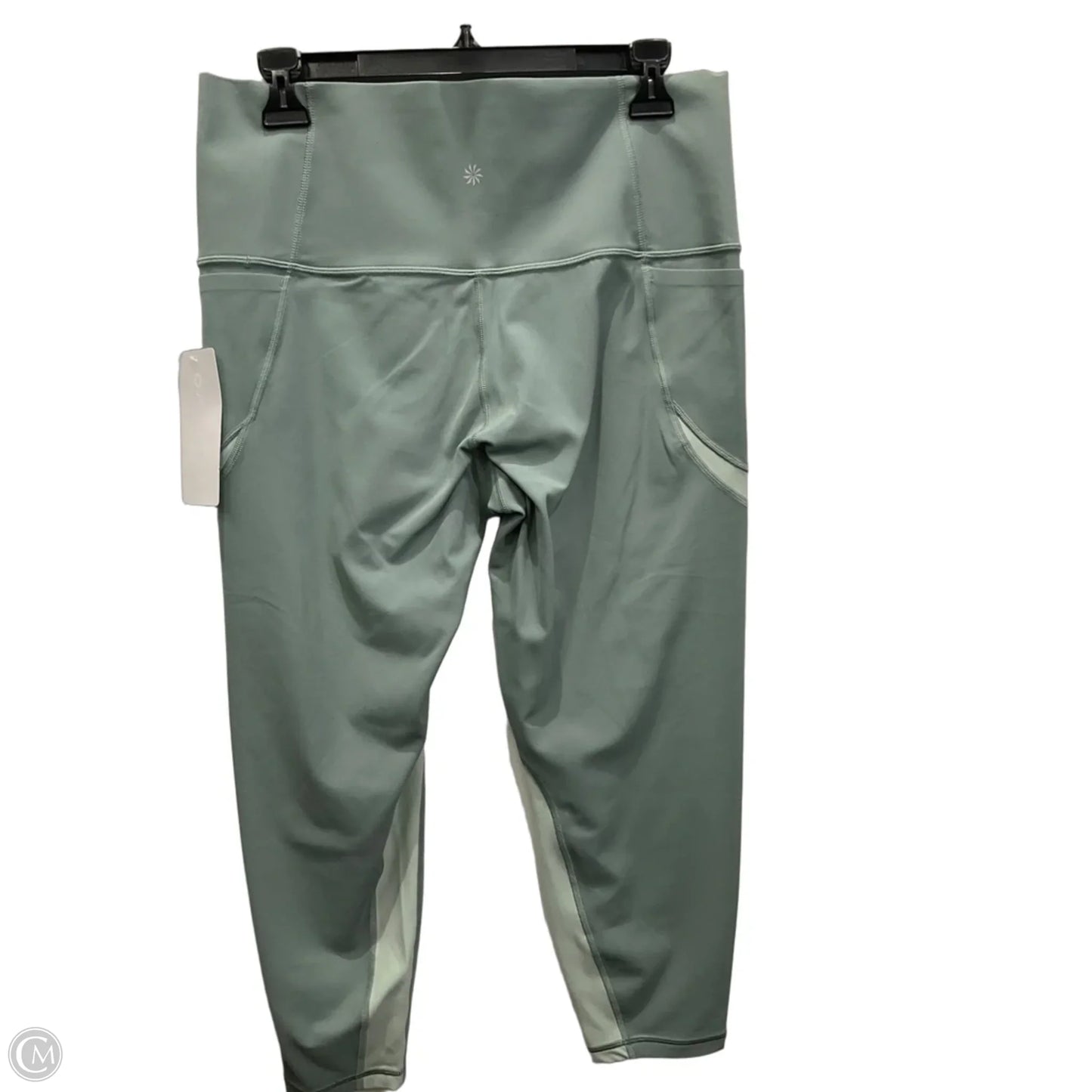 Athletic Leggings By Athleta In Green, Size: 1x