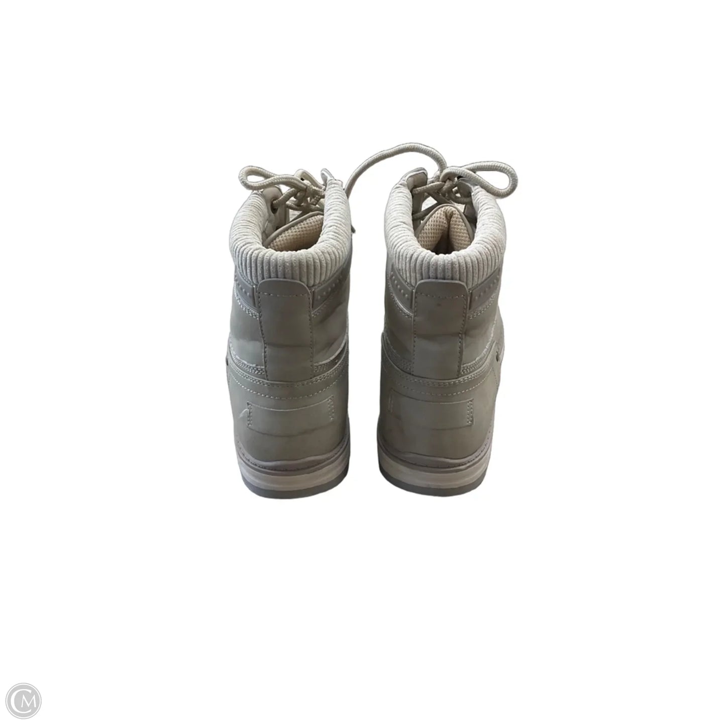 Boots Hiking By Clothes Mentor In Beige, Size: 10