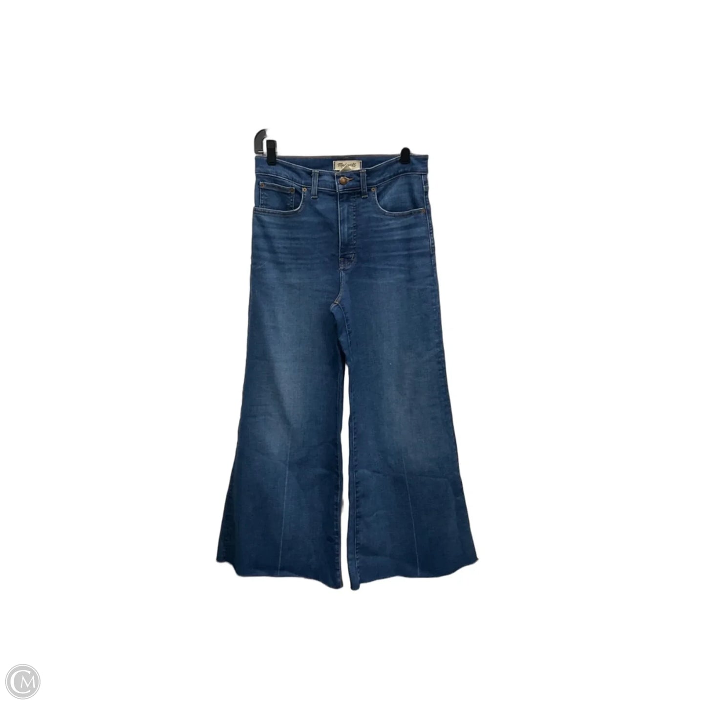 Jeans Wide Leg By Madewell In Blue, Size: 28