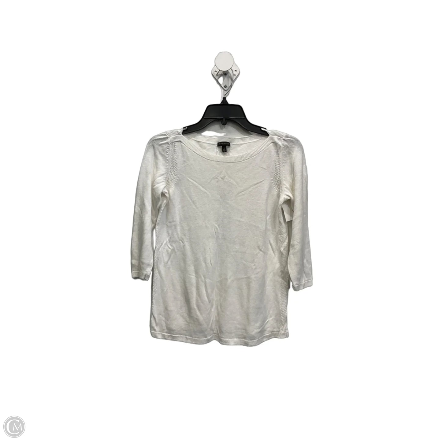 Sweater By Talbots In White, Size: Xs