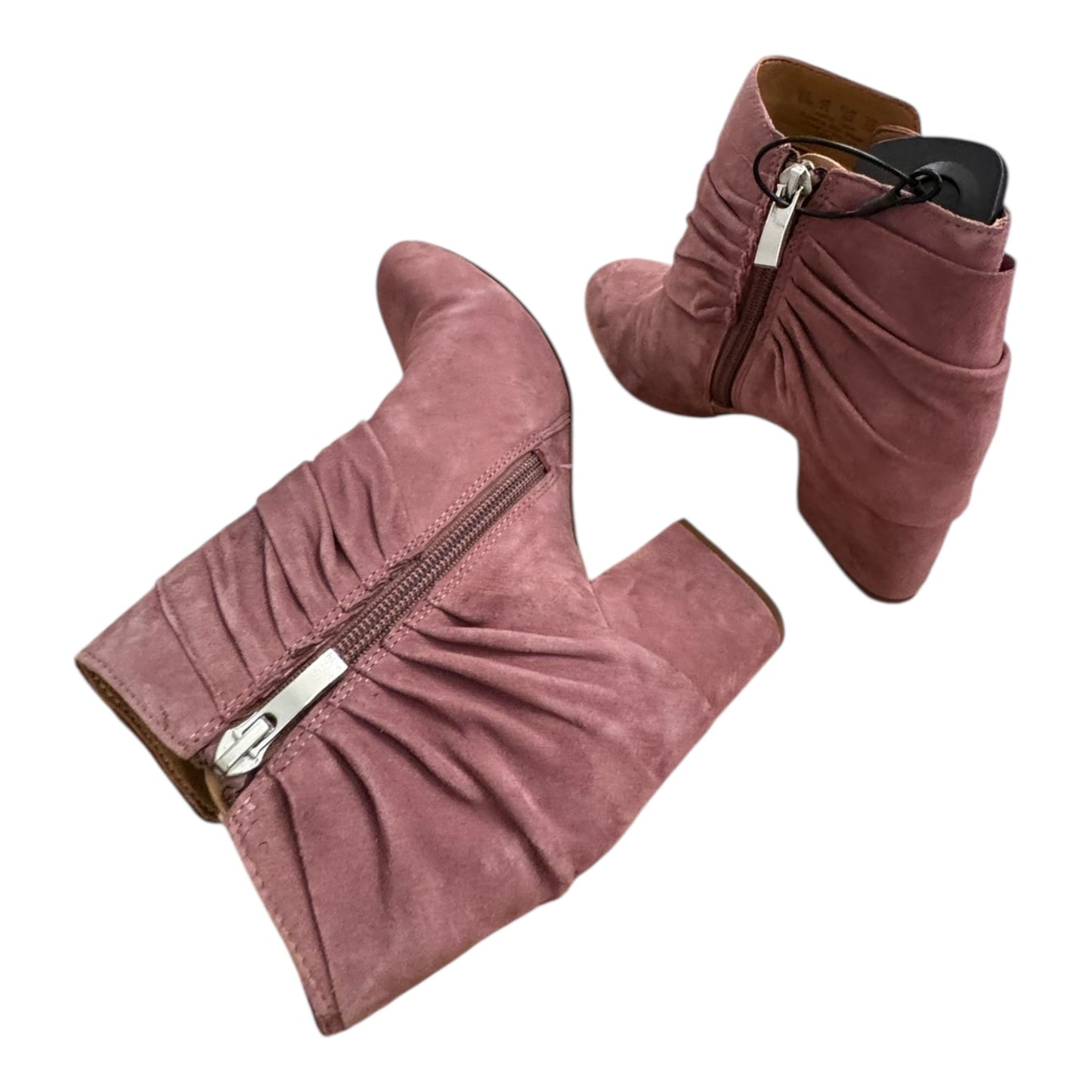 Boots Ankle Heels By Franco Sarto In Pink, Size:6.5