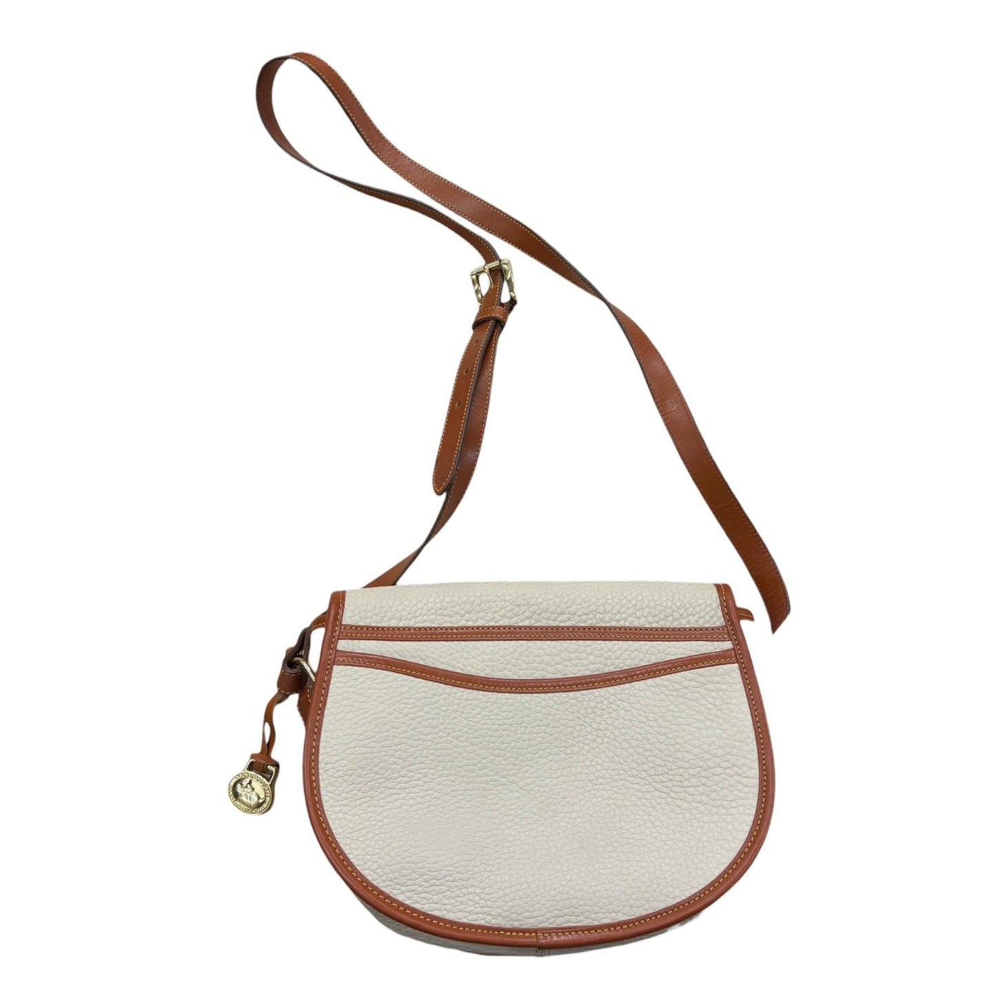 Crossbody Designer By Dooney And Bourke In Brown & Tan, Size:Small