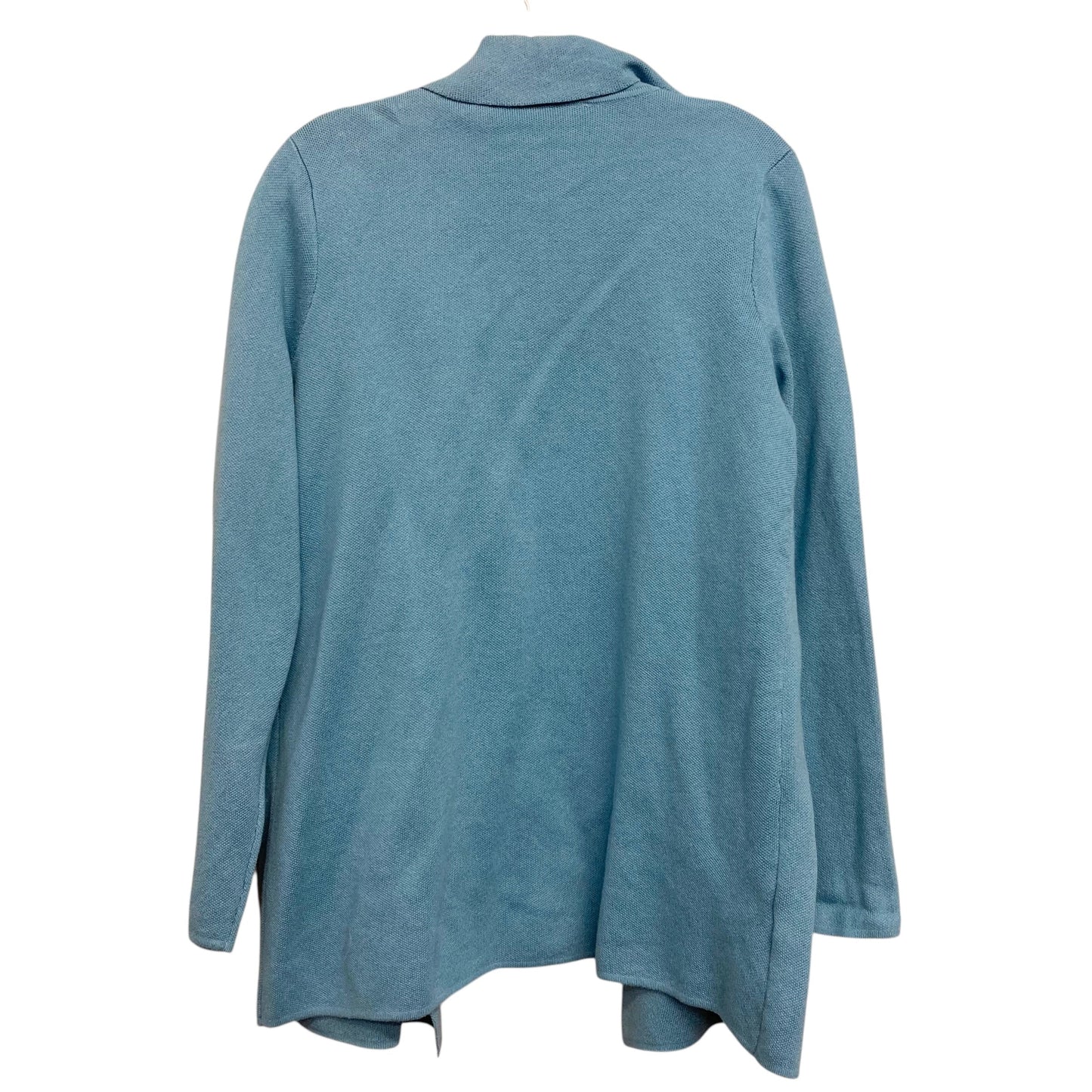Sweater Cardigan By Loft In Blue, Size:M