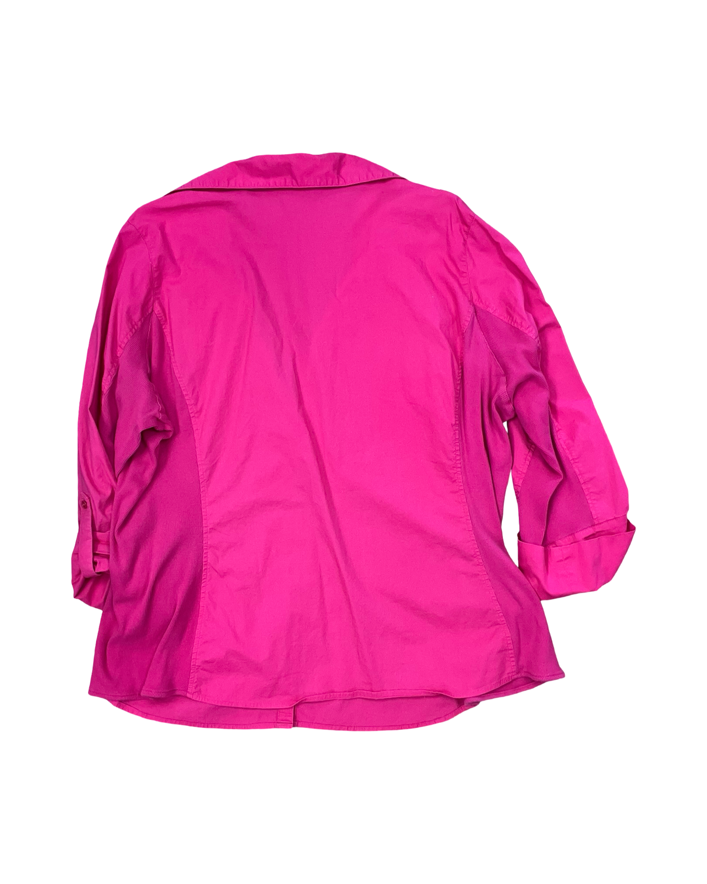 Blouse Ls By Just My Size In Pink, Size:3X