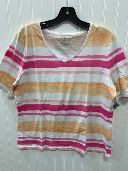 Top Ss By Talbots In Striped Pattern, Size:Xlp