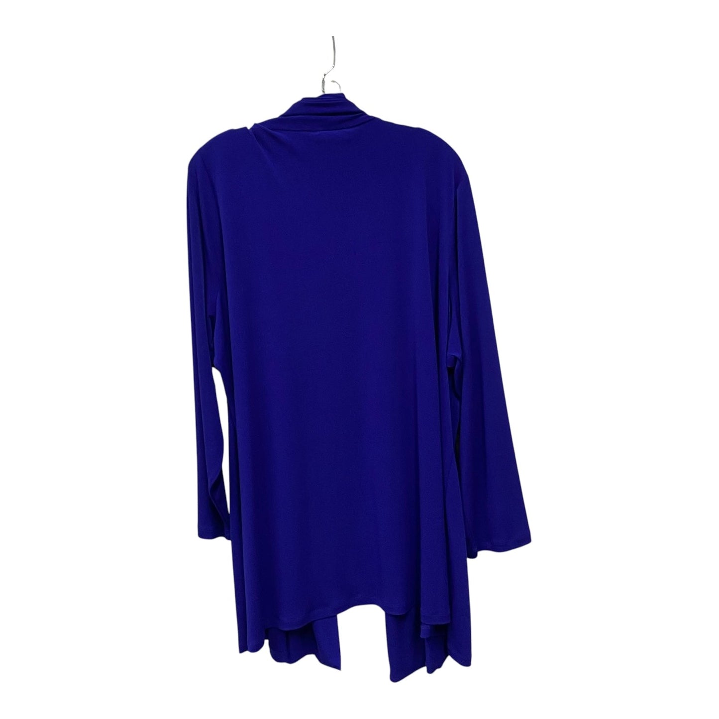 Cardigan By Calvin Klein In Purple, Size:3X