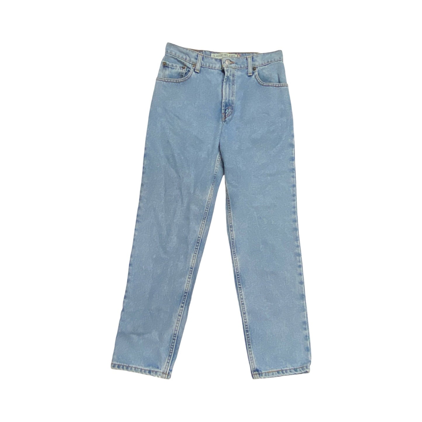 Jeans Straight By Levis In Blue Denim, Size:8