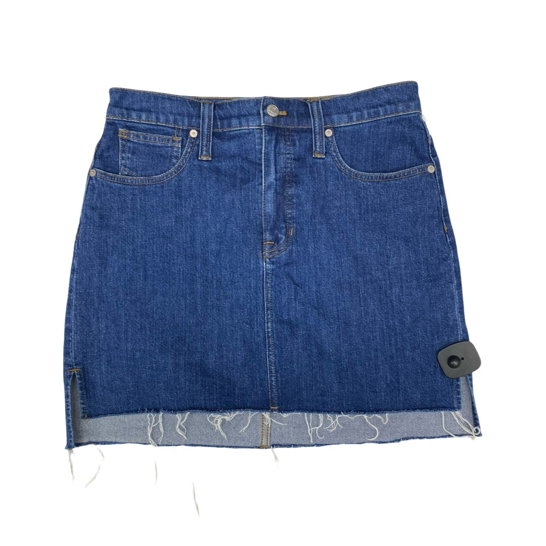 Skirt Midi By Madewell In Blue Denim, Size:6