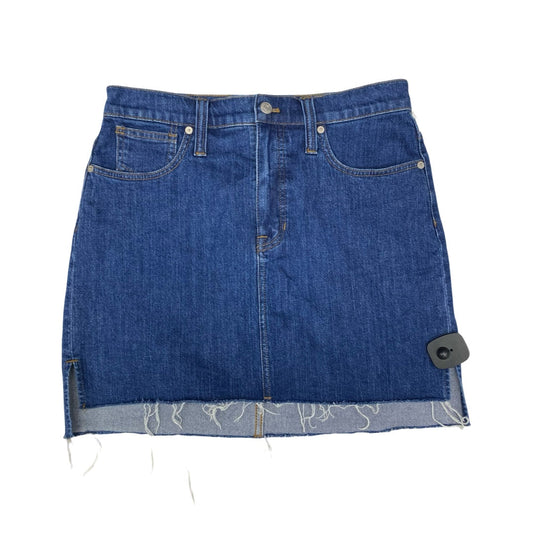 Skirt Midi By Madewell In Blue Denim, Size:6