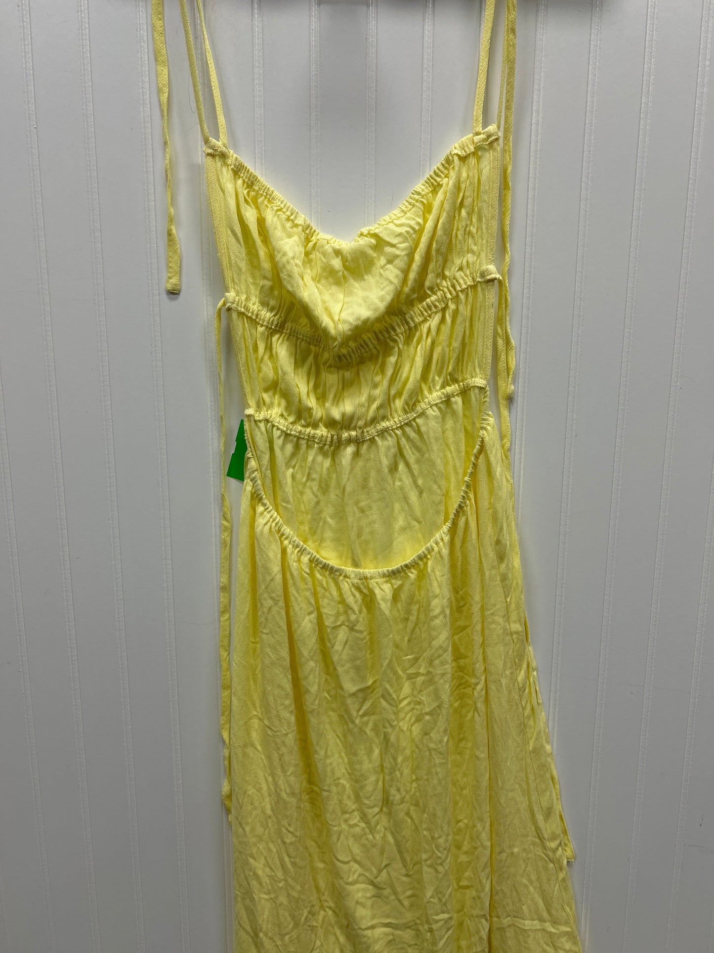 Dress Casual Maxi By Clothes Mentor In Yellow, Size:L