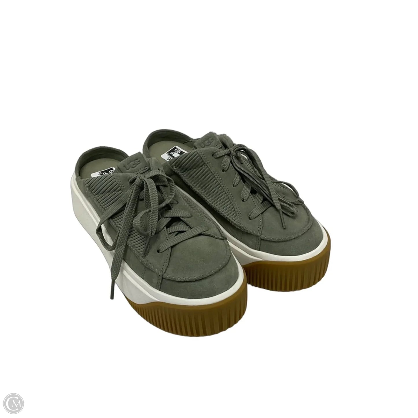 Shoes Sneakers By Ugg In Green, Size: 9