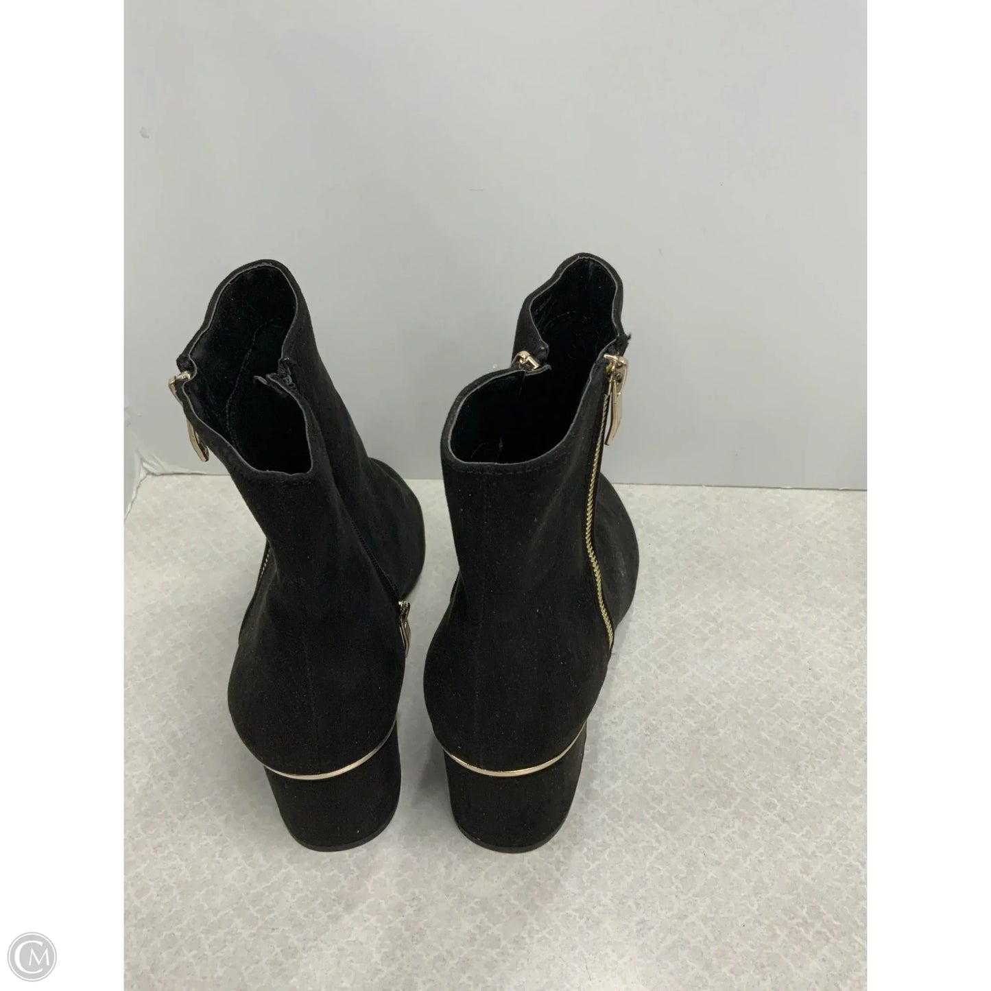 Boots Ankle Heels By Liz Claiborne In Black, Size: 11