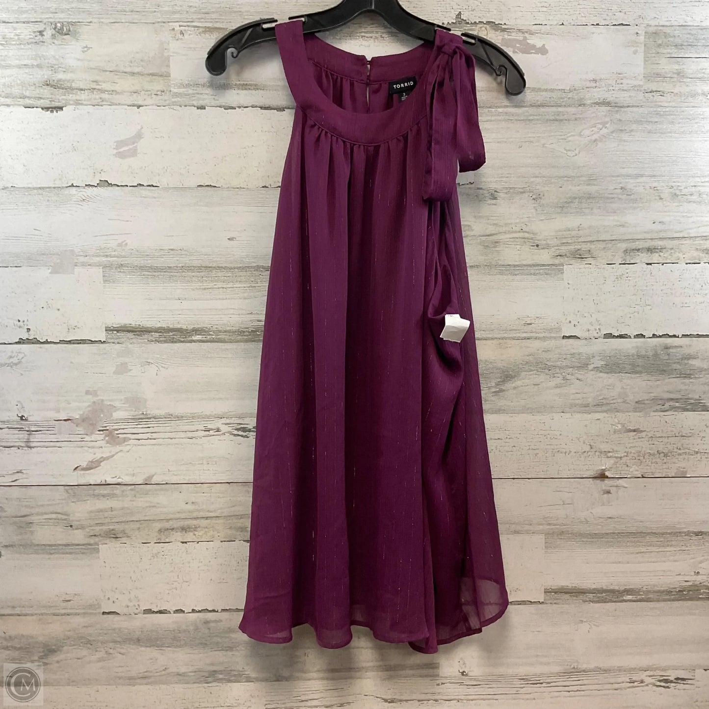 Top Sleeveless By Torrid In Purple, Size: 3x