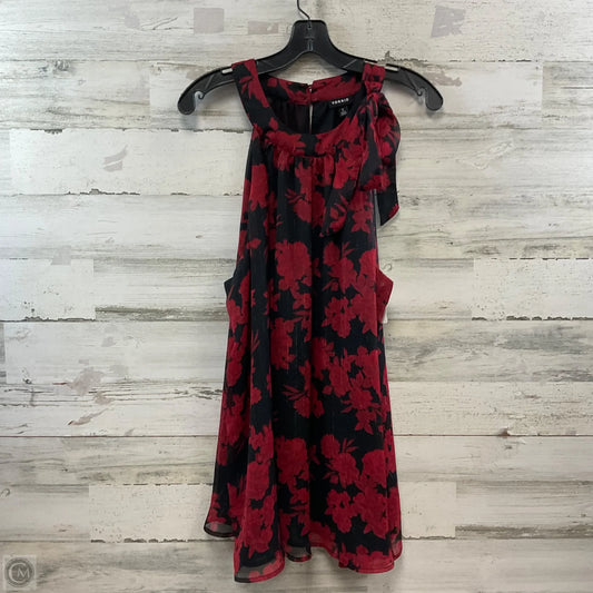 Top Sleeveless By Torrid In Black & Red, Size: 3x