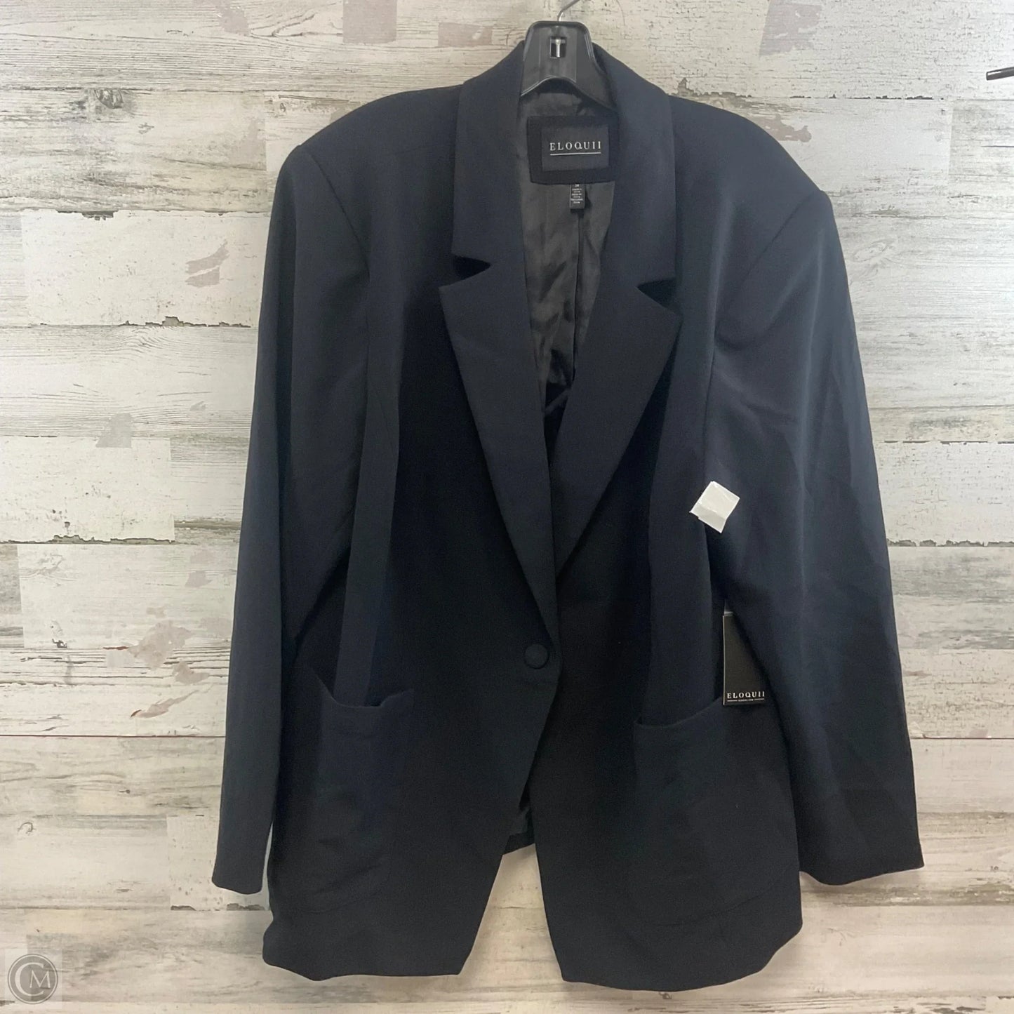 Blazer By Eloquii In Black, Size: 3x