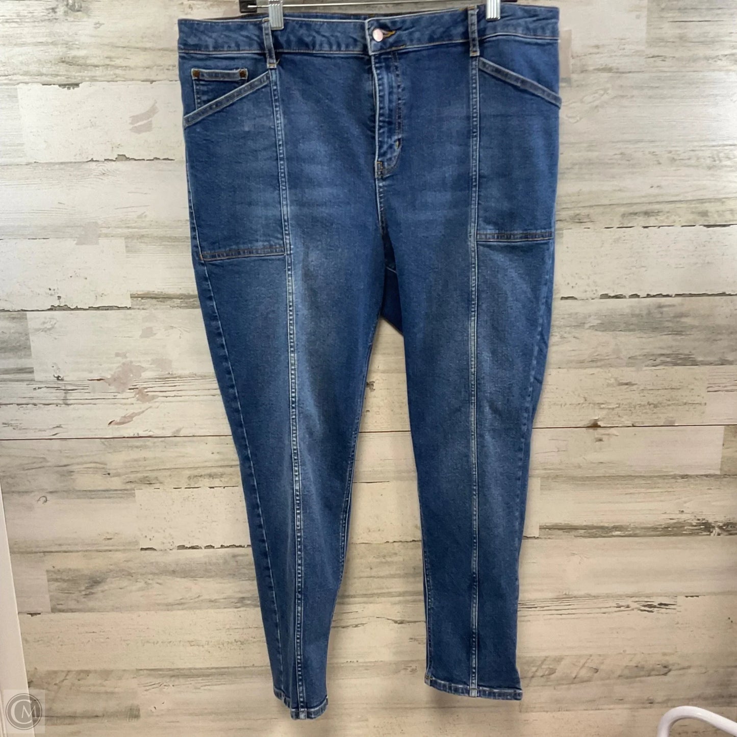Jeans Skinny By Boden In Blue Denim, Size: 20