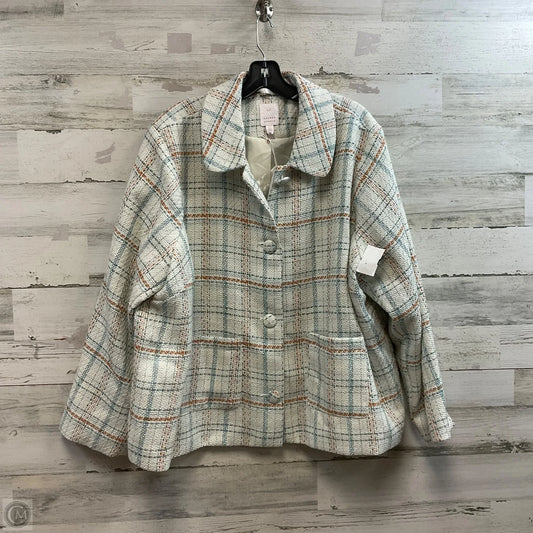 Jacket Other By Lc Lauren Conrad In Cream & Green, Size: 3x