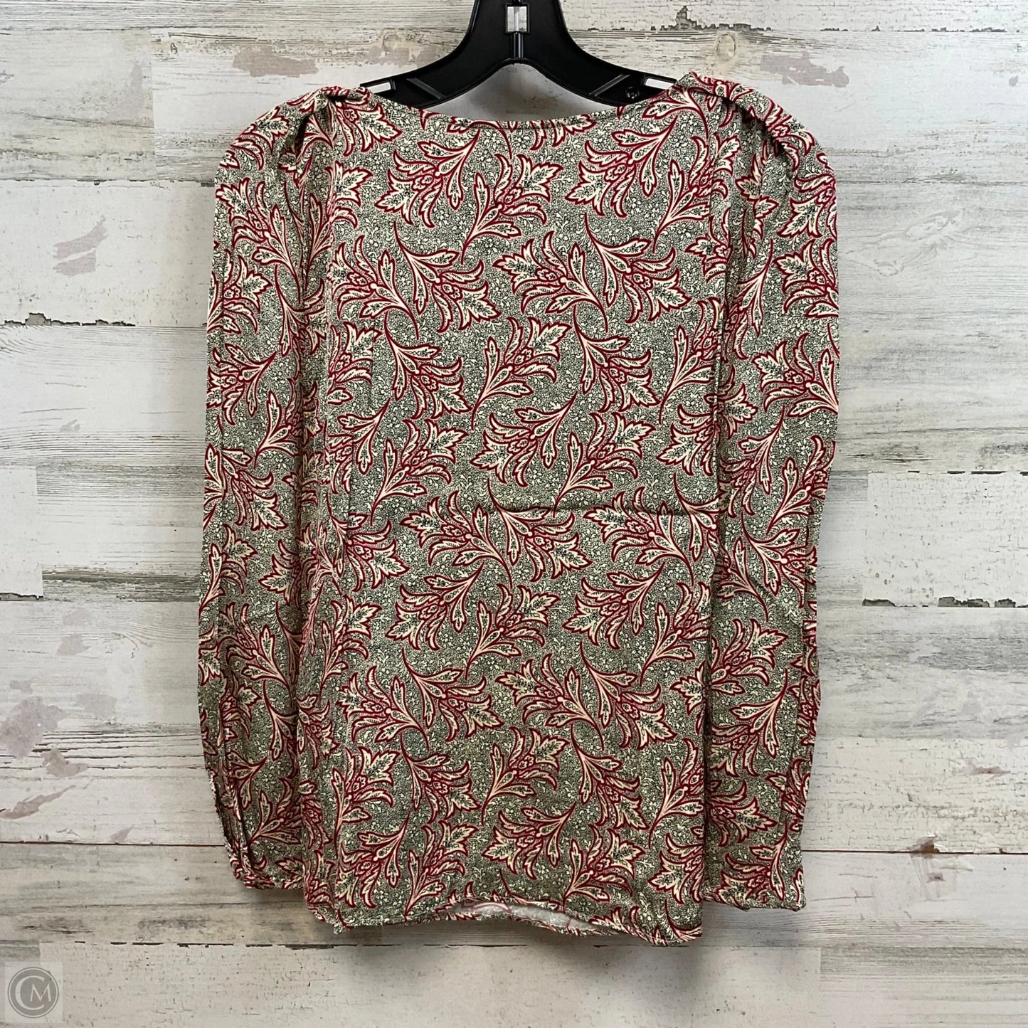 Top Long Sleeve By Joie In Green, Size: S