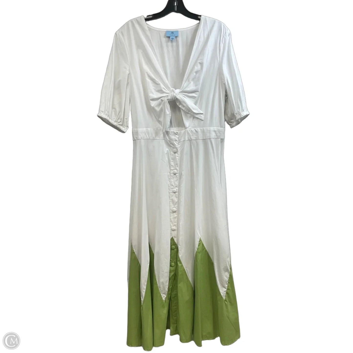 Dress Casual Maxi By Cece In White, Size: L